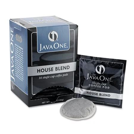 New Java One Coffee Pods House Blend Single Cup 14/Box 40300