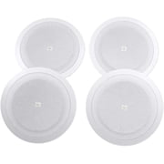 New Jbl 8-inch Full-range In-ceiling Loudspeaker 8128 White - 4 Pack