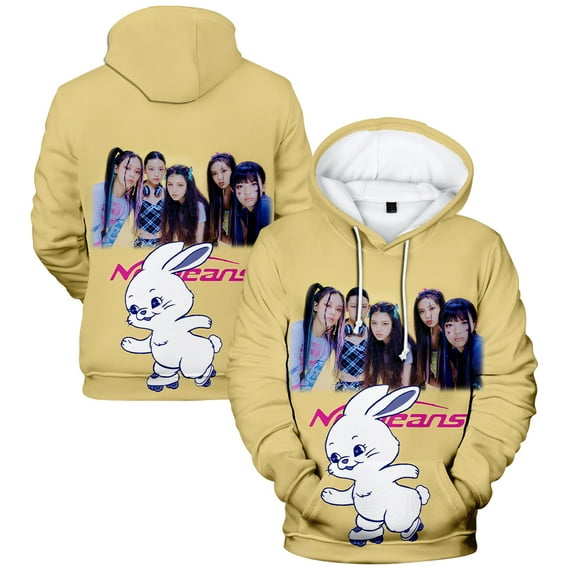 New Jeans Merch Hoodies Kpop Korean Fashion Sweatshirt Hoodies For Men/Women Hooded Y2kStreetwear Clothes