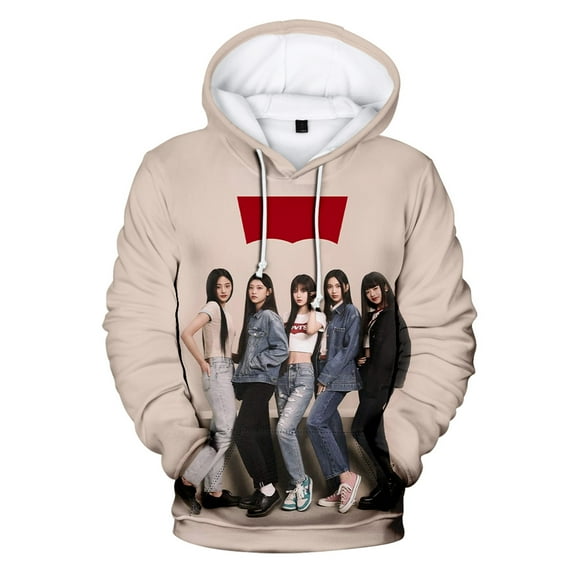 New Jeans Merch Hoodies Kpop Korean Fashion Sweatshirt Hoodies For Men/Women Hooded Y2kStreetwear Clothes