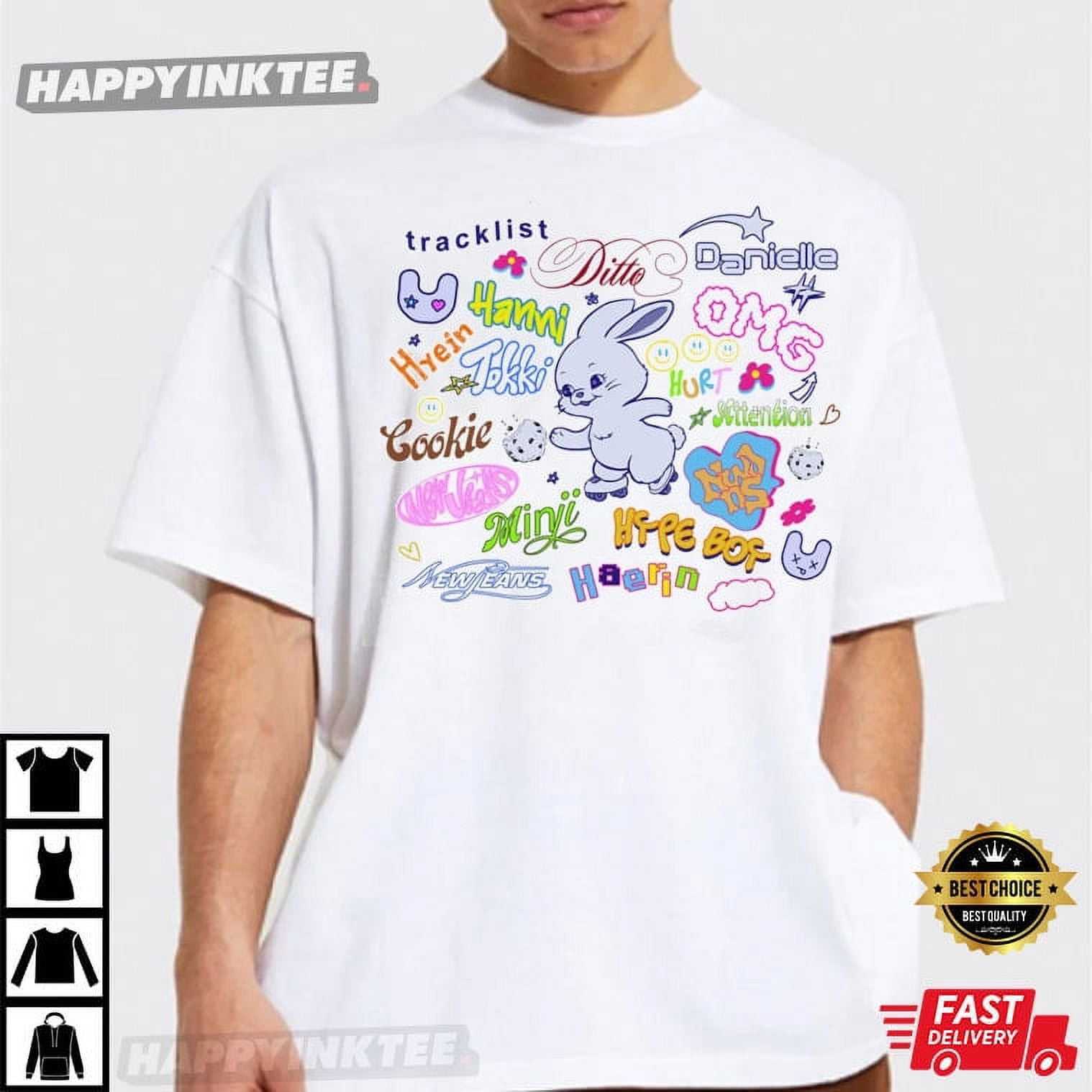 New Jeans Tracklist Dont Be Blue Hype Boy Tshirt