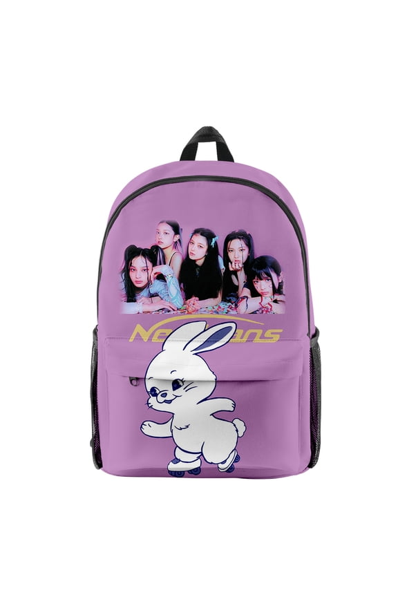 New Jeans Zip Pack Students Backpack Man/Woman Zipper Bag Zip Backpack School 3D Print Bag Backpack