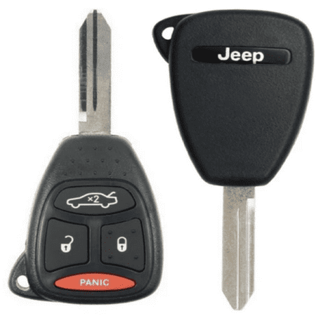 New Jeep Commander Cherokee 2005-2007 Bh 4 Button Remote Head Key Kobdt04a A+++ VLS