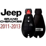 VLS Fobik Remote Key IYZ-C01C for 2008-2010 Jeep Grand Cherokee, 433 MHz, CR2032 Battery