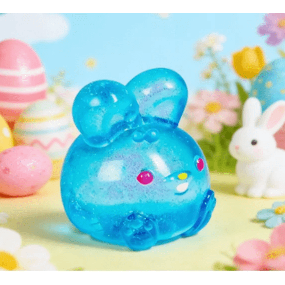 New Jelly Hops Surprise Me!- Translucent Tactile Bunny, Compact Stress Reliever,.Sensory Stress Balls for Spring Fun and Easter Baskets