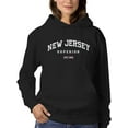 thumbnail image 1 of New Jersey 1998 Sports Style Hoodie Women -Image by Shutterstock, Female 4X-Large, 1 of 4