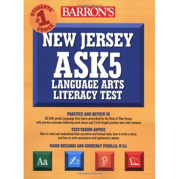 Pre-Owned New Jersey Ask5 Language Arts Literacy Test (Barron's New Jersey Ask5 Language Arts) Paperback