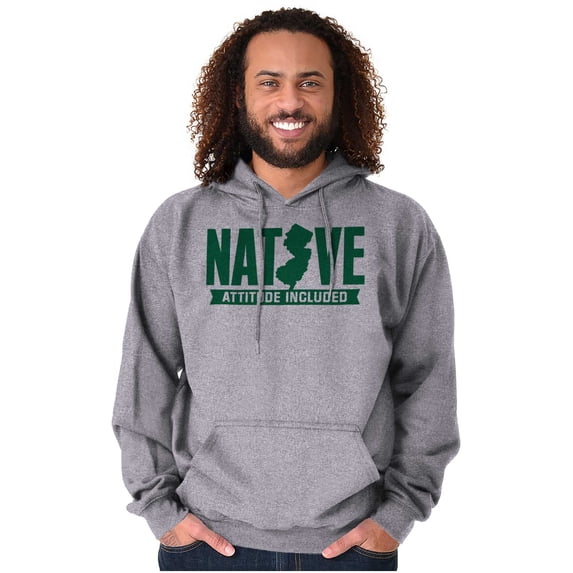 New Jersey Attitude Included Funny Hoodie Sweatshirt Women Men Brisco Brands X