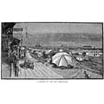 thumbnail image 1 of New Jersey Boardwalk. Na Section Of The Old Boardwalk On The Jersey Shore. Wood Engraving 1890. Print by, 1 of 3