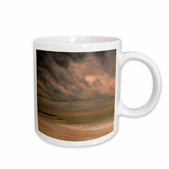 3drose, New Jersey, Cape May National Seashore. Stormy Seascape at Sunrise., 11oz Mug