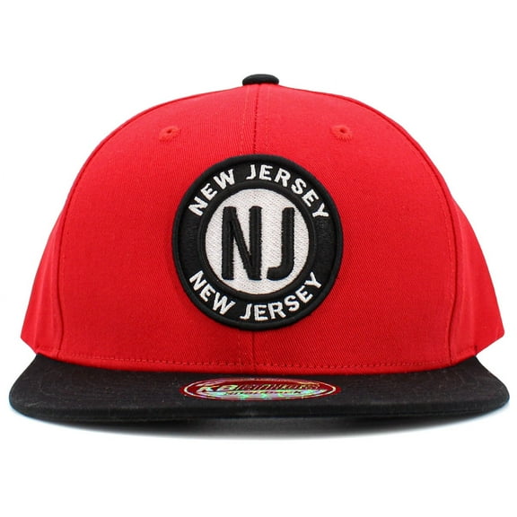 New Jersey Circle City Embroidered Snapback Adjustable Baseball Cap Mens Womens