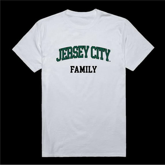 New Jersey City University Knights Family T-Shirt, White - Extra Large