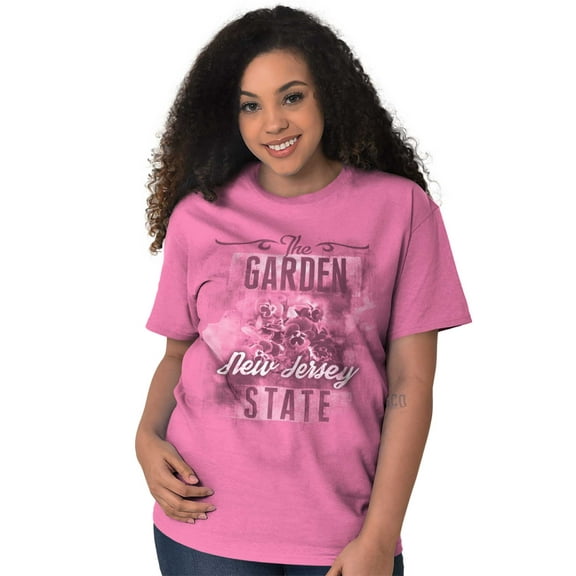 New Jersey Cute State Flower Souvenir Women's Plus Size Graphic Tee Brisco Brands 5X