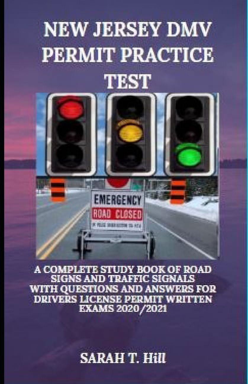 New Jersey DMV Permit Practice Test A Complete Study Book of Road