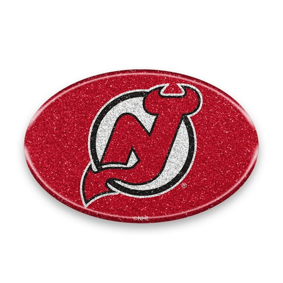 New Jersey Devils Auto Emblem - Oval Color Bling