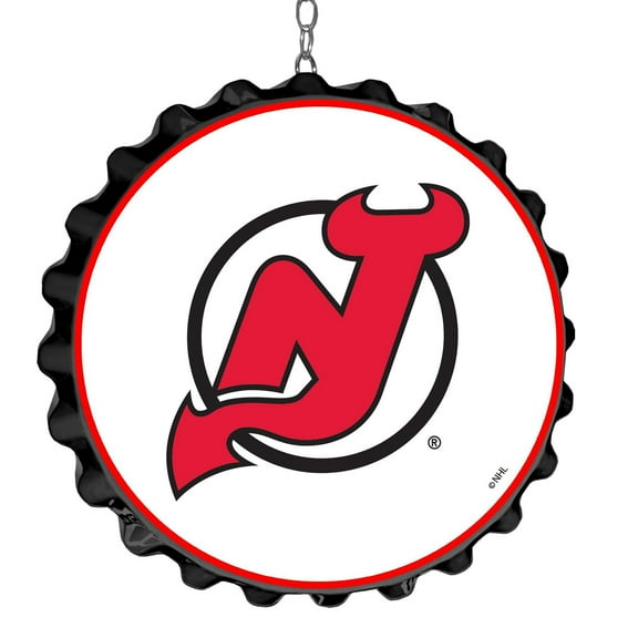 New Jersey Devils 19" Bottle Cap Wall Art Dangler
