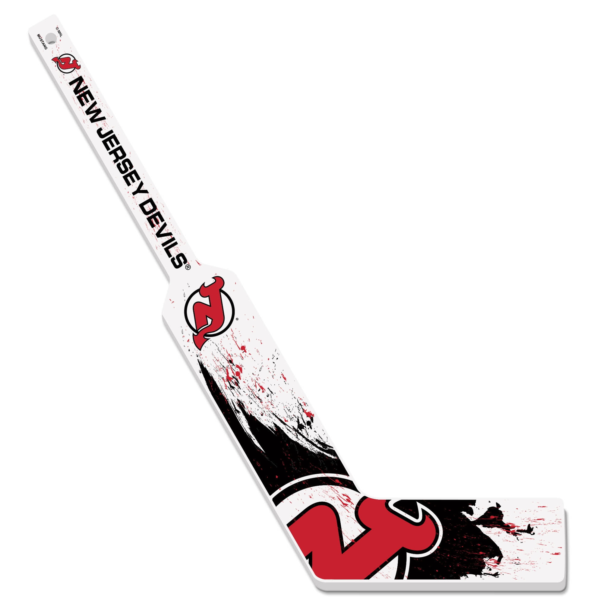 New Jersey Devils Goalie Splatter Mini Hockey Stick