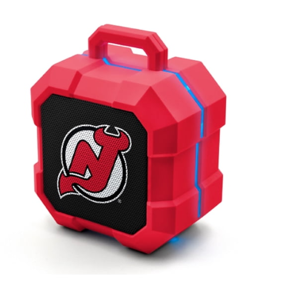 SOAR NHL ShockBox LED Wireless Bluetooth Speaker - New Jersey Devils