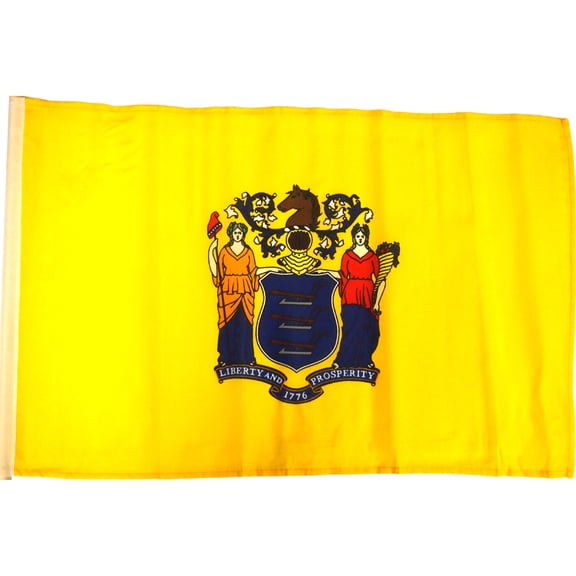 Eagle Emblems F8531 Flag - Jersey - 12 x 18 in.