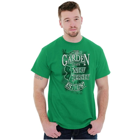 New Jersey Garden State Vintage River Plus Size Crewneck Graphic Tee Shirt Brisco Brands 2X