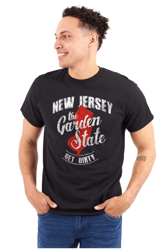New Jersey Get Dirty Garden State Men's Graphic T Shirt Tees Brisco Brands M