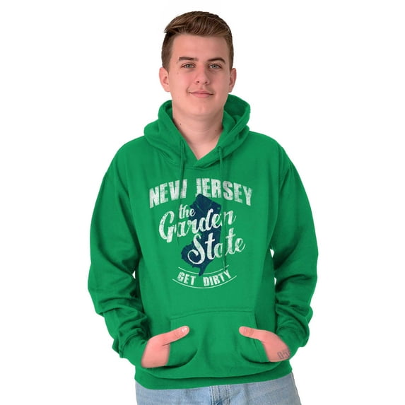 New Jersey Get Dirty Garden State Unisex Plus Fleece Graphic Hoodie Brisco Brands 3X
