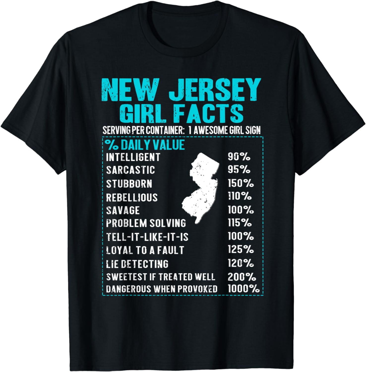 New Jersey Girl T-Shirt Special Gift For Birthday Shirt New Jersey Girl T-Shirt Special Gift For Birthday Shirt