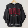 thumbnail image 1 of New Jersey Hockey Crewneck Sweatshirt, Retro New Jersey Hockey Shirt, Retro Devils Ice Hockey Fan Sweater ,Black Color,Size 2XL, 1 of 5