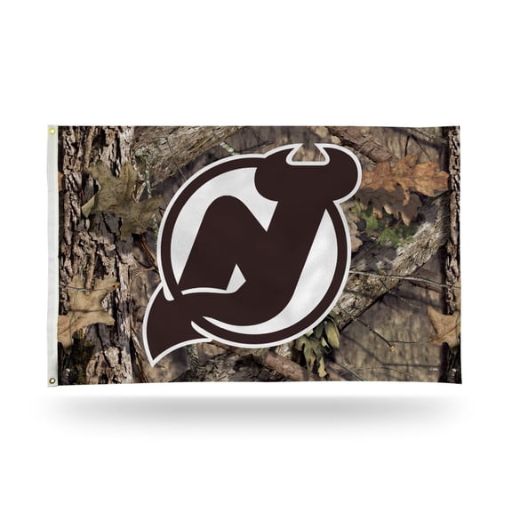 New Jersey Hockey Devils 3x5 Indoor Outdoor Camo Banner Flag with grommets for hanging