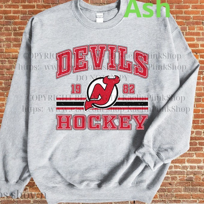 New Jersey Hockey Shirt, New Jersey Hockey Sweatshirt, New Jersey