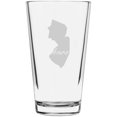 thumbnail image 1 of New Jersey Home States Etched 16oz Libbey Pint Glass, 1 of 1