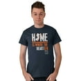 thumbnail image 1 of New Jersey Home is Where the Heart Is Men's Graphic T Shirt Tees Brisco Brands S, 1 of 4