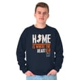 thumbnail image 1 of New Jersey Home is Where the Heart Is Unisex Plus Size Sweatshirt Brisco Brands 4X, 1 of 6