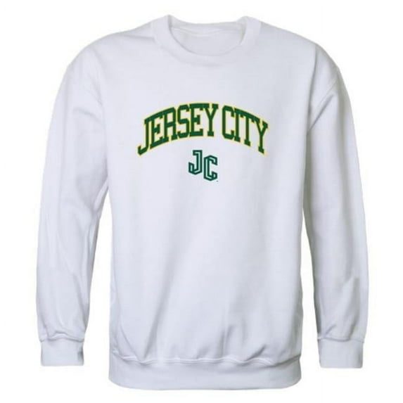 New Jersey Institute of Technology City Knights Campus Crewneck Sweatshirt, White - Extra Large