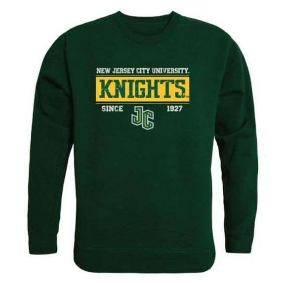 New Jersey Institute of Technology City Knights Established Crewneck Sweatshirt, Forest Green - Small