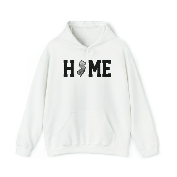 New Jersey NJ Home Moving Away Homesick Hoodie, Gifts, Hooded Sweatshirt