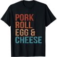 thumbnail image 1 of New Jersey Pork Roll Egg and Cheese Sandwich Vintage Funny T-Shirt, 1 of 4