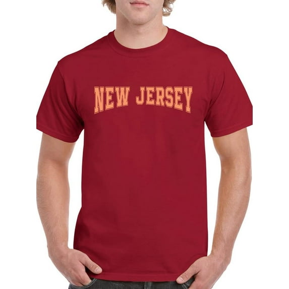New Jersey Retro Sports. T-Shirt Men -Image by Shutterstock, Male 3X-Large