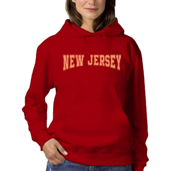 New Jersey Sports Style Hoodie Women -Image by Shutterstock, Female Small