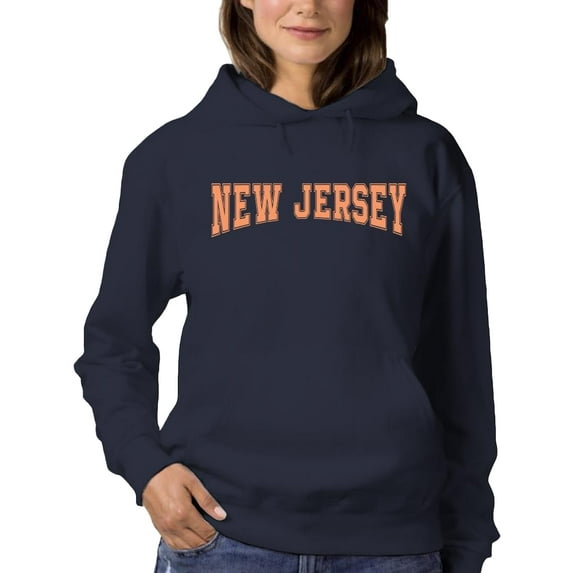 New Jersey Sports Style Hoodie Women -Image by Shutterstock, Female x-Large