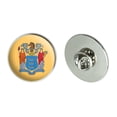 thumbnail image 1 of New Jersey State Flag Metal 1.1" Tie Tack Hat Lapel Pin Pinback, 1 of 4