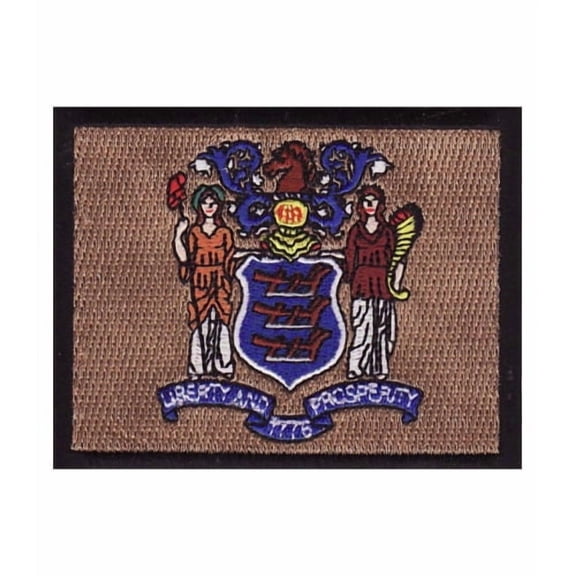 New Jersey State Flag Patch, 50 State Flag Patches.