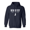 thumbnail image 1 of New Jersey The Garden State Adult Hooded Sweatshirt, 1 of 3
