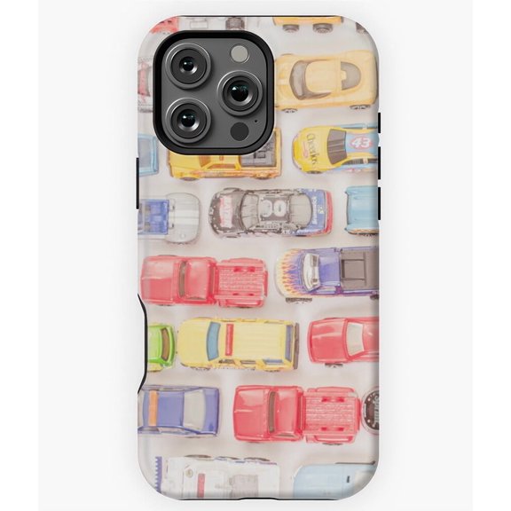 New Jersey Traffic Jam Cartoon M0075 Phone Case for iPhone 17 16 15 14 13 12 11 Pro Max
