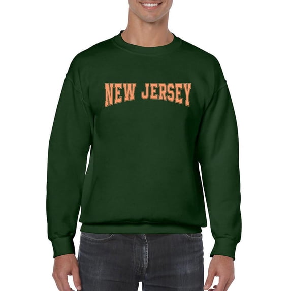 New Jersey Varsity Style Sweatshirt Men -Image by Shutterstock, Male Large