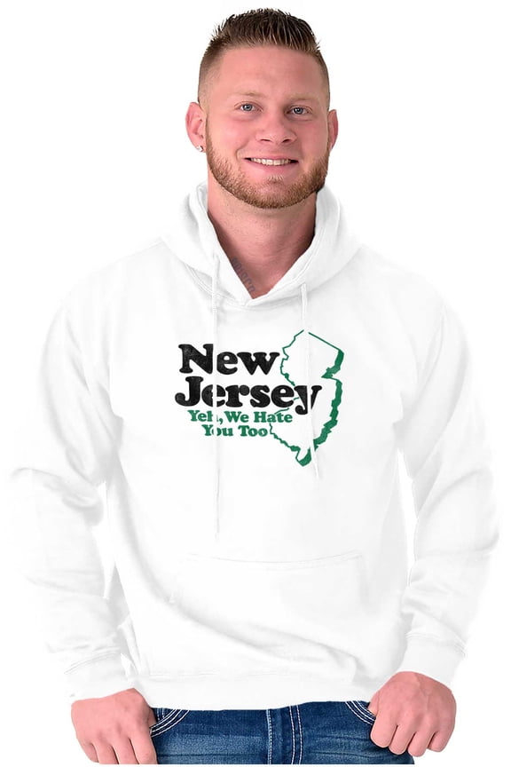 New Jersey We Hate You Too Benny Joke Hoodie Sweatshirt Women Men Brisco Brands X