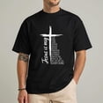 thumbnail image 1 of New Jesus Is My God| King| Lord and Savior T-Shirt | Christian Cross Faith Tee | Christ-Based Religious Shirt for Men & Women, DTG Print, Unisex Shirt, 1 of 5