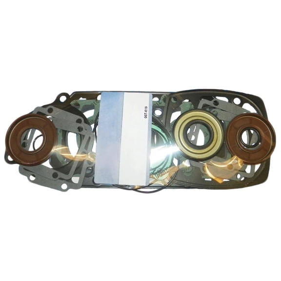 OEM Grade Complete Gasket Kit Replacement Compatible with Kawasaki 550 SX Jet Ski 531cc 2-Stroke 2-Cylinder Inline Twin 75mm x 60mm CDI Reed Valve Water Cooled PWC Seal 13001-3704