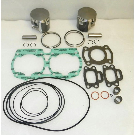 Platinum Rebuild Kit Compatible with 1989-1991 Sea-Doo 580 Personal Watercraft GT SP SPI XP 580 PWC Jet Ski OEM 290-886-270 734M07600 76.00mm Std Rotax 587cc Twin 2-Stroke Complete