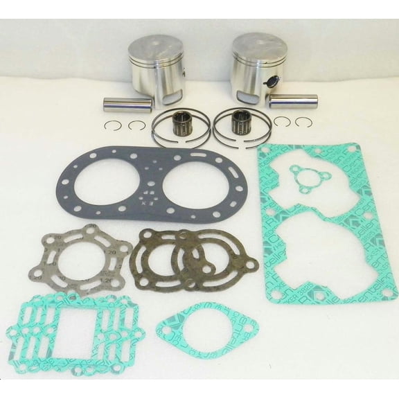 OEM Grade Rebuild Kit Compatible with 1996-1999 Tiger Shark 770 Daytona Monte Carlo TS 768cc 2-Stroke 2-Cyl Top End 0.5mm Over Bore 83.50mm Replaces 3008-412 3008-413 3008-416